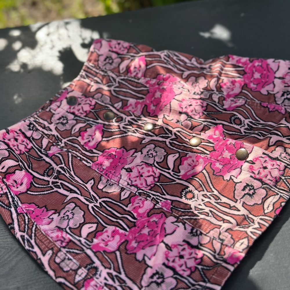 Topshop floral skirt